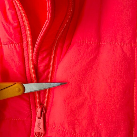 NWT Free People Pippa Packable Puffer Jacket Neon Coral FP Movement Medium - Picture 6 of 12